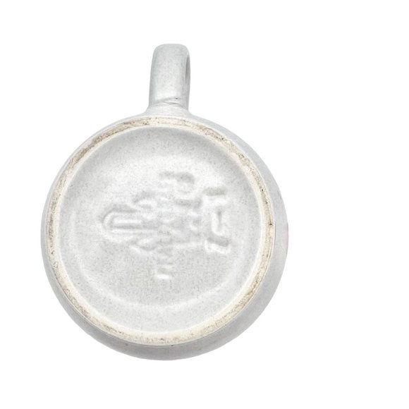 Mid Century Pfaltzgraff Yorktowne Coffee Cup 5.5 x 4.5 x 2.5 Blue Flowers - Picture 8 of 10